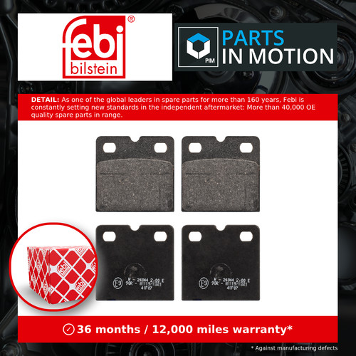 Brake pads set fits audi - brake,