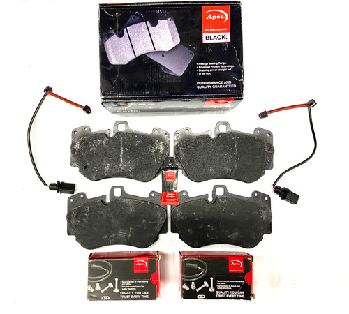 Apec black front brake pad - apec,