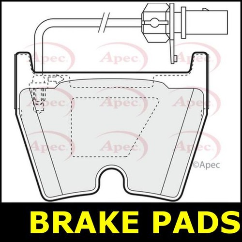 Brake pads front for audi - for,