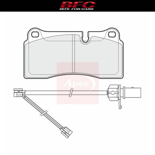 Rear brake pads apec for - brake,