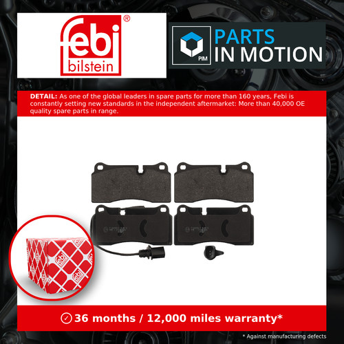 Brake pads set fits audi - brake,